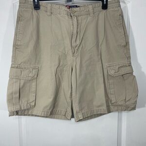 Chaps Men's Tan Cargo Shorts Size 38 CB-